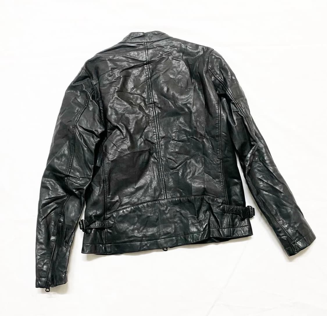 나도 유니버스 - 염소가죽 싱글 라이더 자켓 상품이미지2