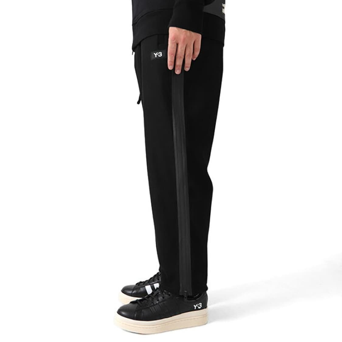 Yohji 요지 야마모토 아디다스 블랙 트레이닝 고프코어 팬츠 바지 상품이미지3