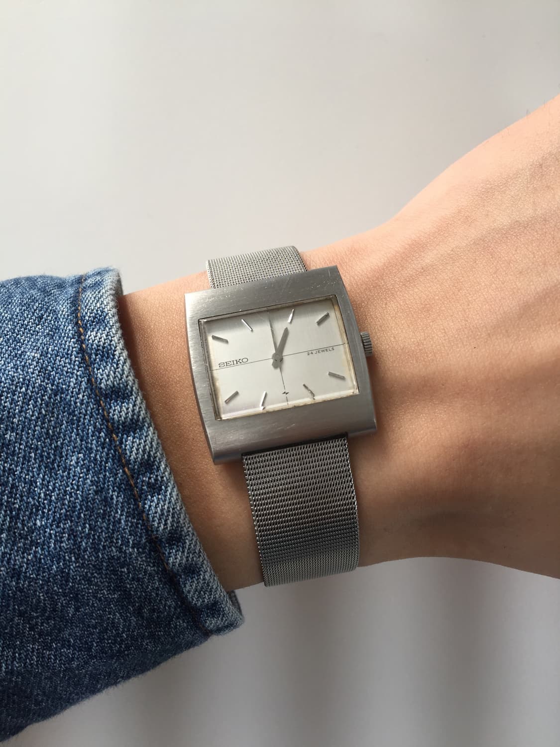 70s seiko chariot square manual wind 상품이미지5