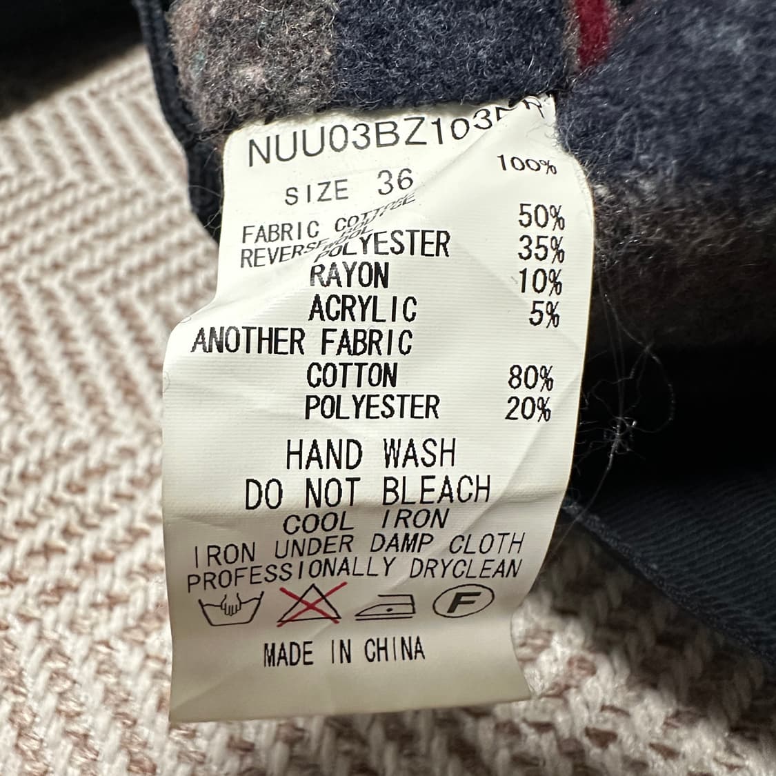 NANO UNIVERSE hunting jacket blanket 상품이미지4