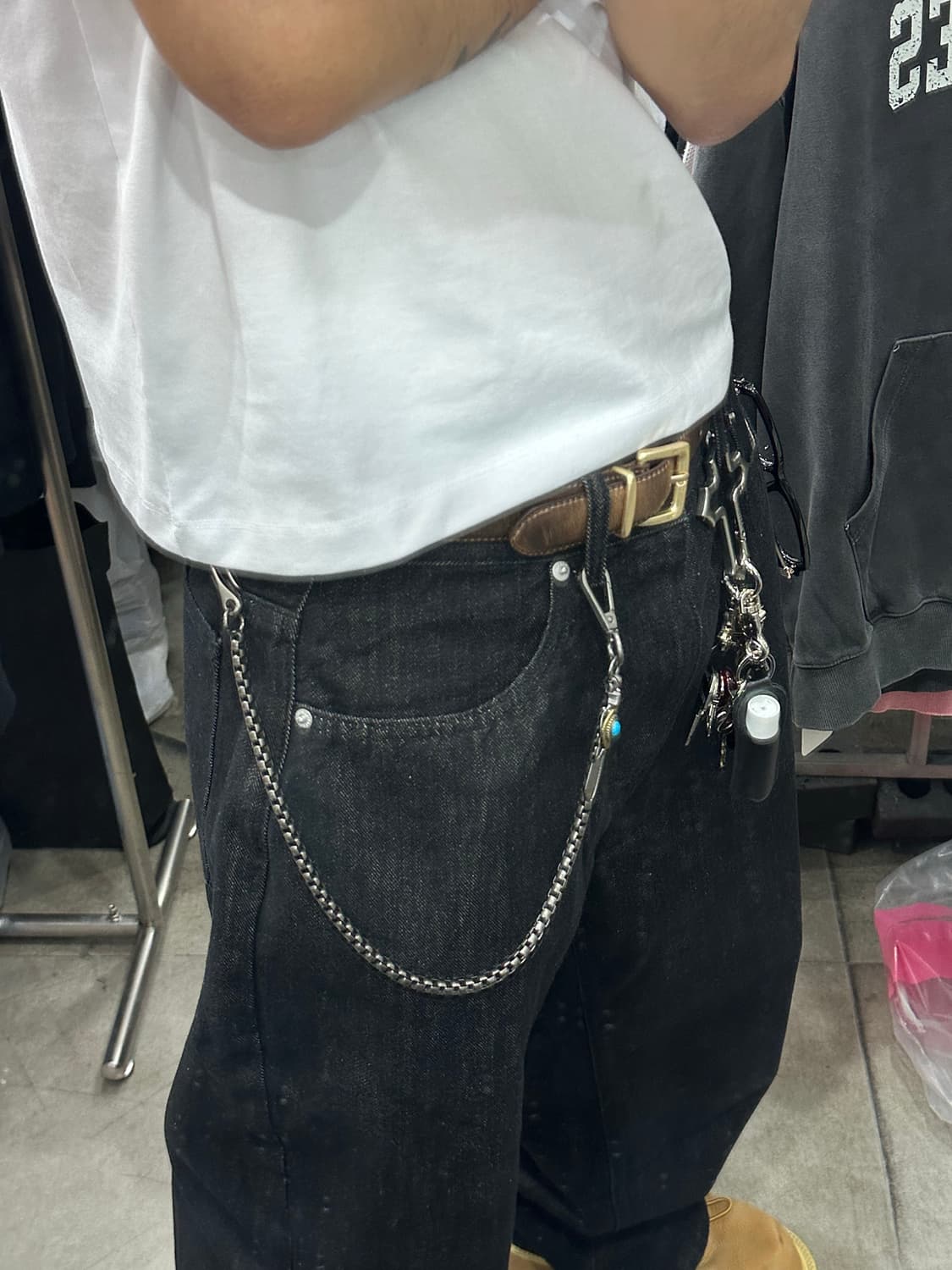 Vintage Gold belt - 빈티지 골드 벨트 상품이미지7