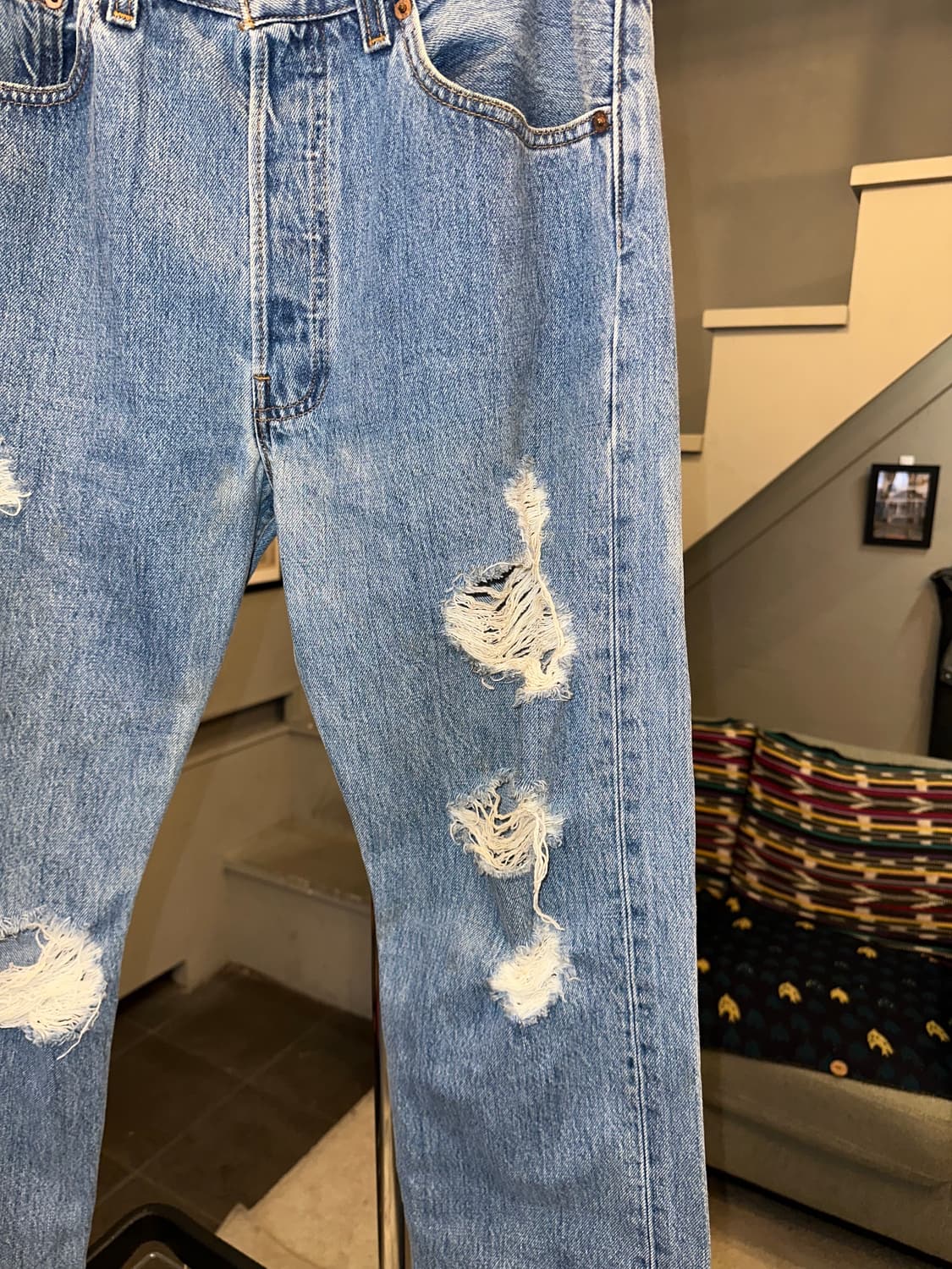 90’s Levi’s 501 552 Detroit denim pants 상품이미지7