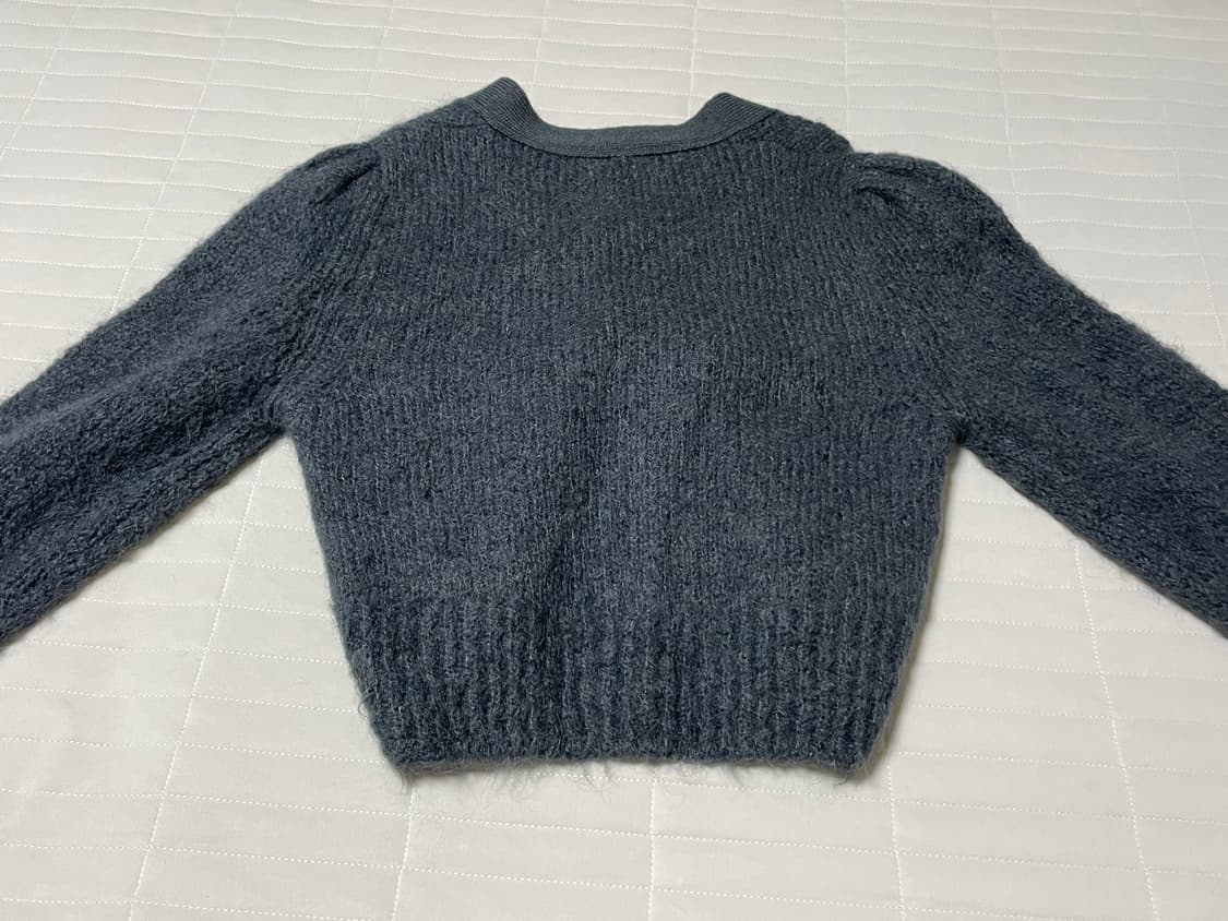 [새상품]아모멘토 그랜마 가디건 다크그레이 상품이미지3