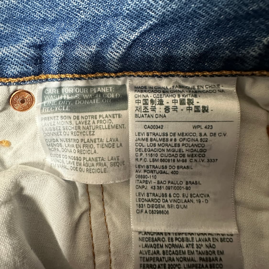 LEVI'S 501 women denim pants 상품이미지4