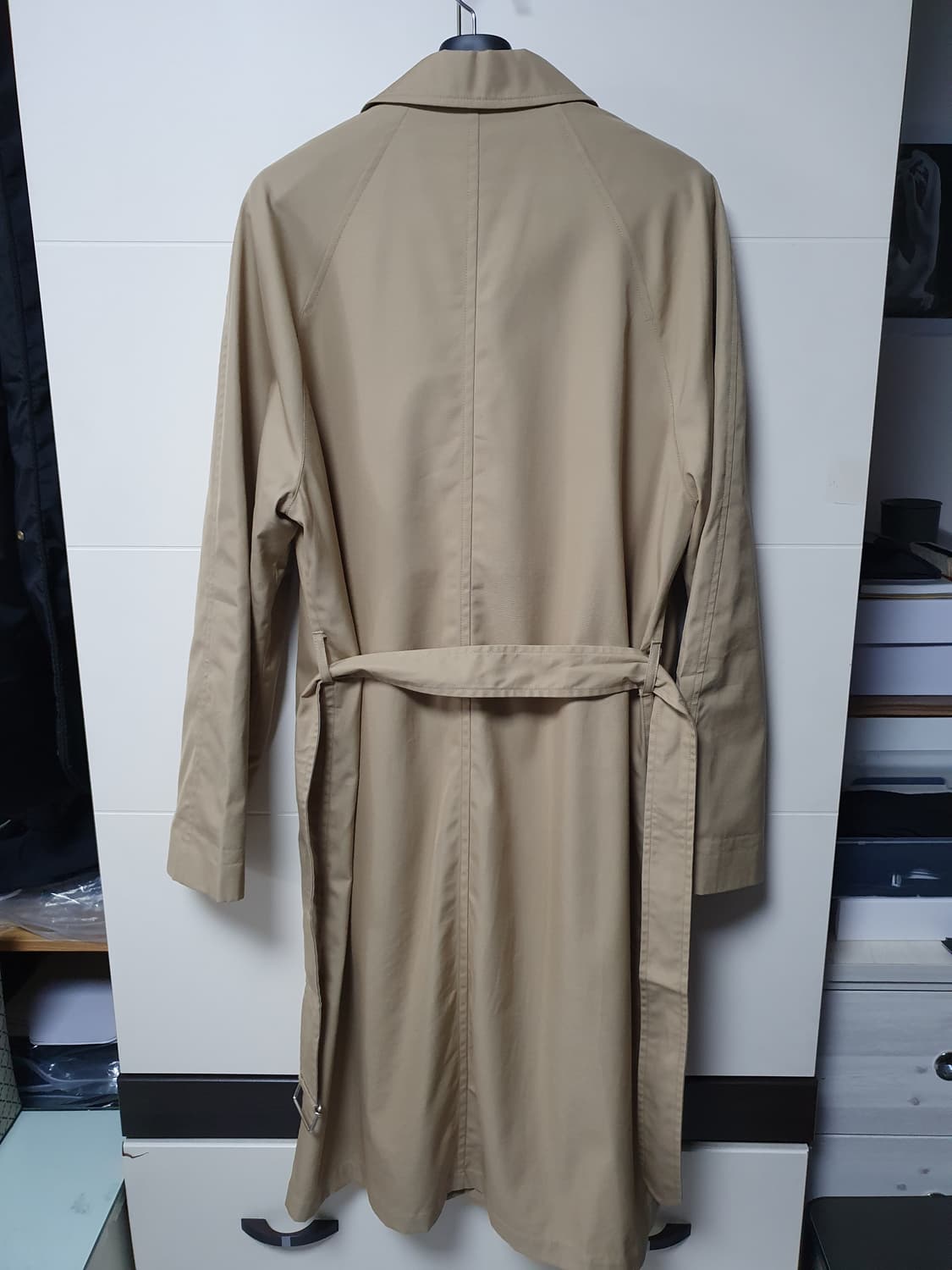 (M) 산드로옴므 베이지 트렌치코트 상품이미지2