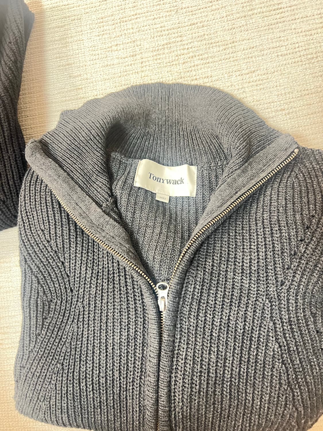 [L,50] 토니웩 주우재 집업니트 상품이미지2