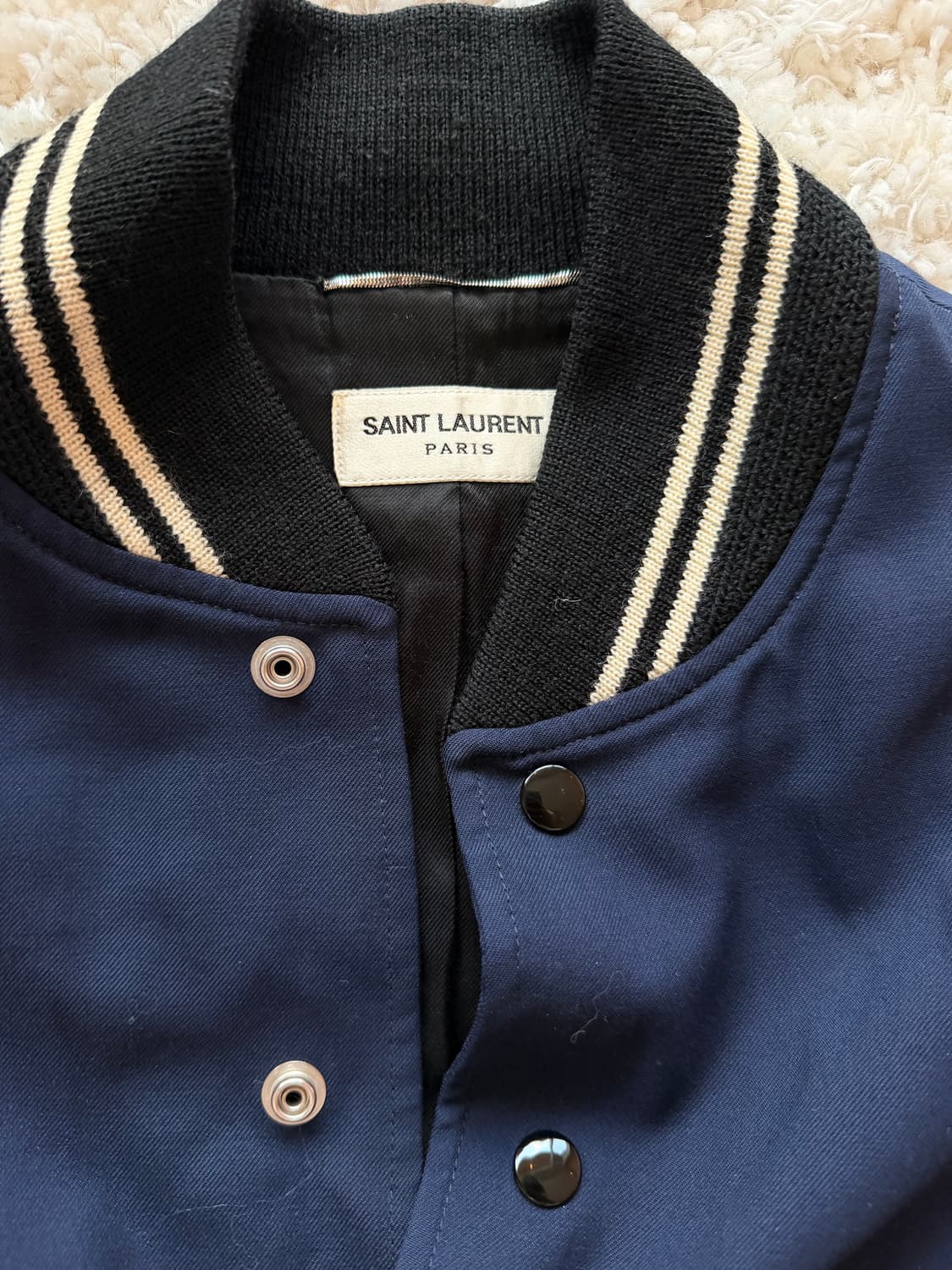 생로랑 테디 바시티 자켓 48 상품이미지2