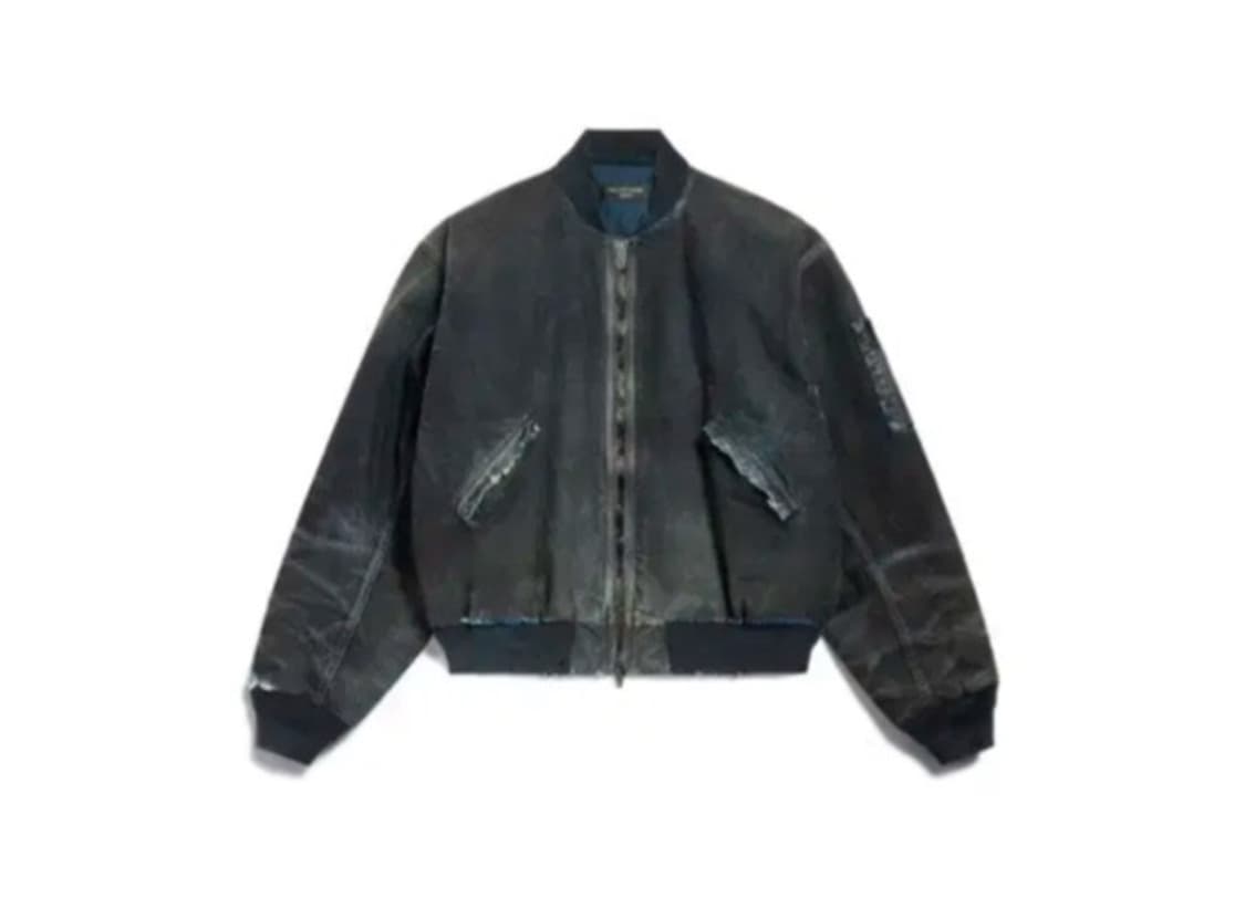 [구매중] 발렌시아가 데님 봄버 자켓 상품이미지1