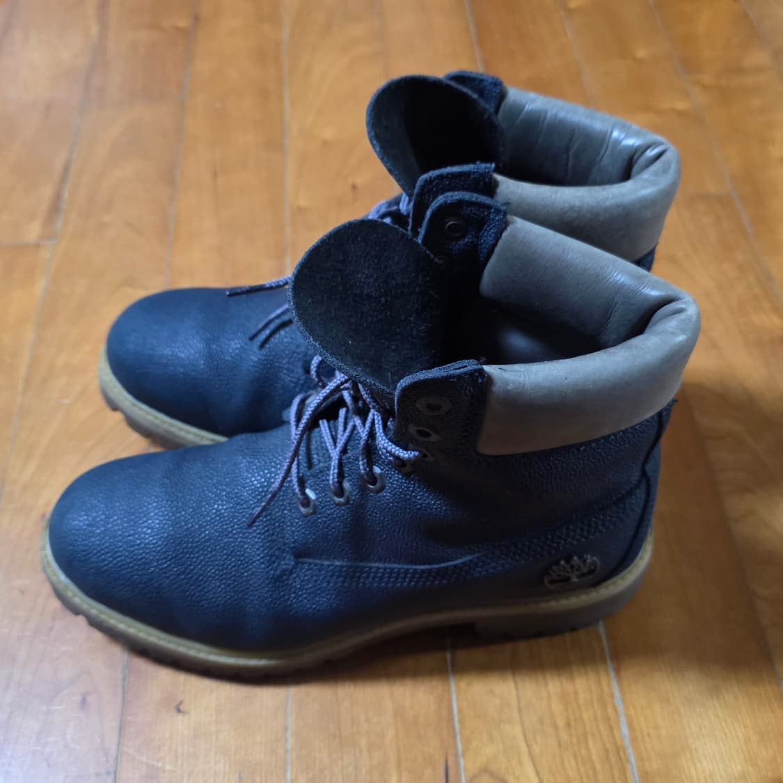 팀버랜드 네이비 헬코아 가죽부츠 260사이즈 상품이미지5
