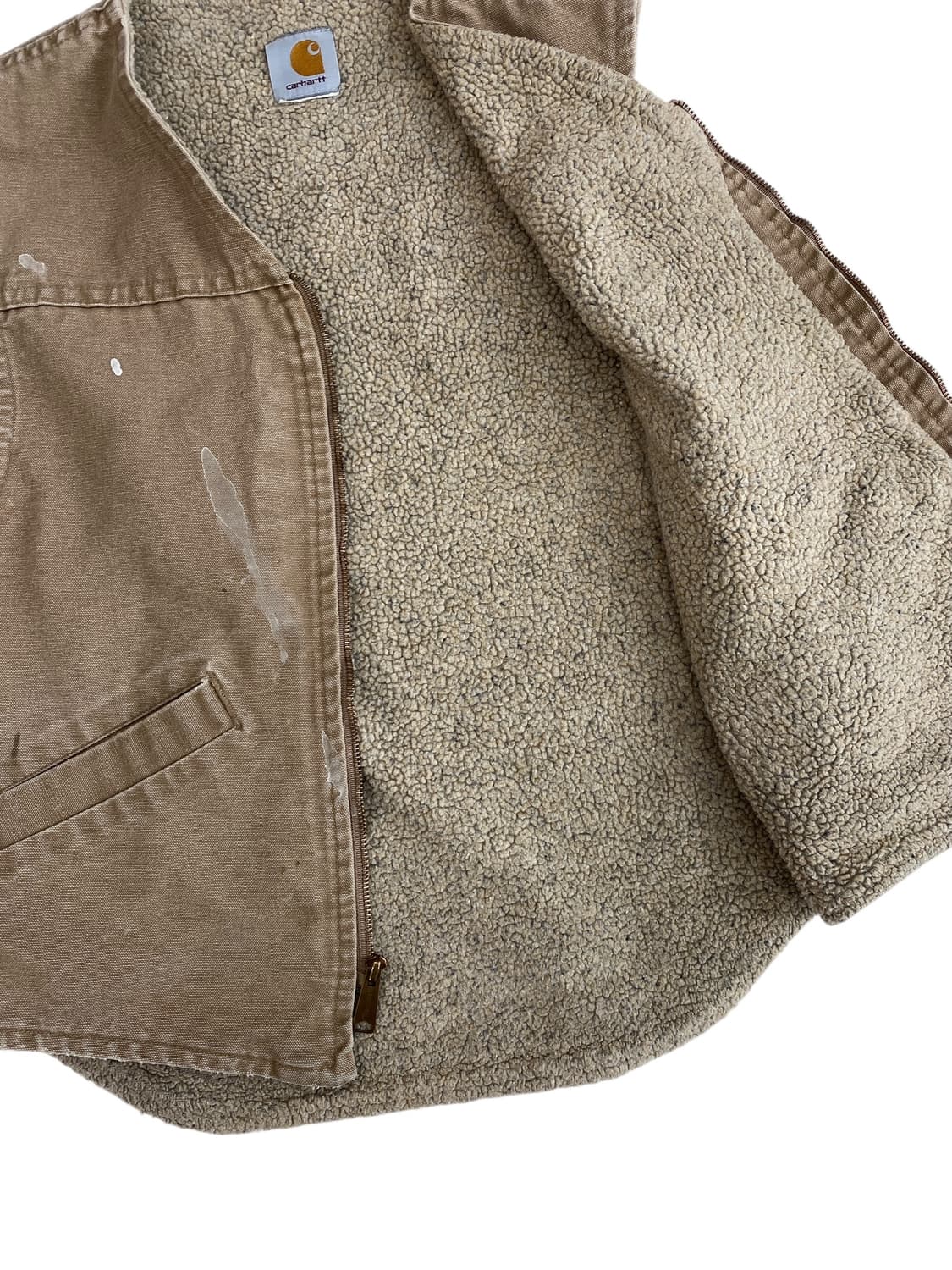 90's 칼하트 덕 캔버스 쉐르파 베스트  상품이미지7