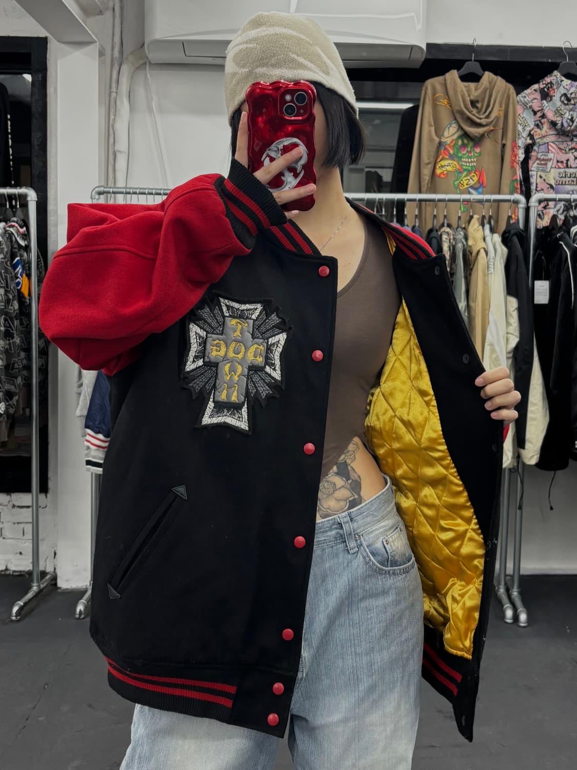 도그타운 블랙드래곤 오리엔탈 바시티 상품이미지4