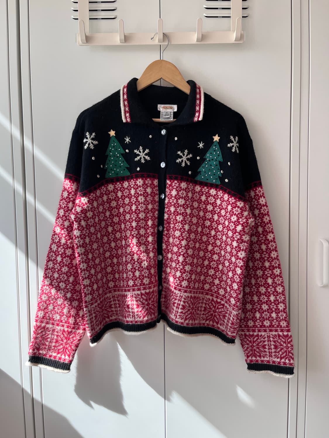 Talbots 눈꽃 산타 울니트 가디건  상품이미지2