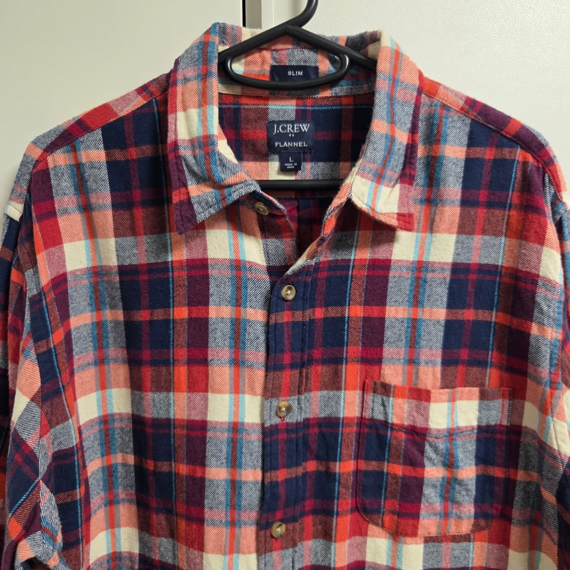 J.Crew 제이크루 플란넬 체크 셔츠 L(100) 상품이미지2
