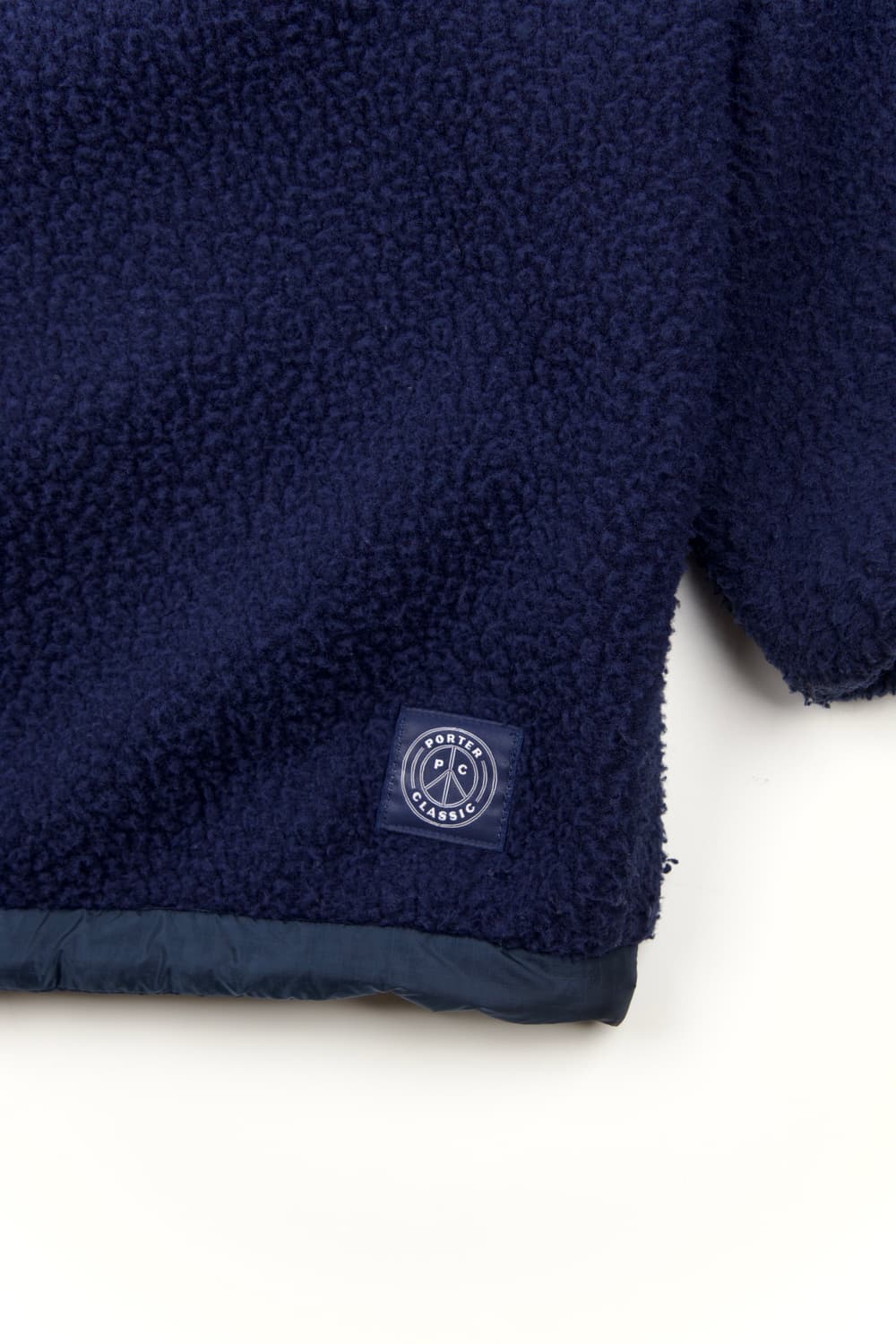 Porter classic 라이너 나일론 플리스 집업 블루 상품이미지8