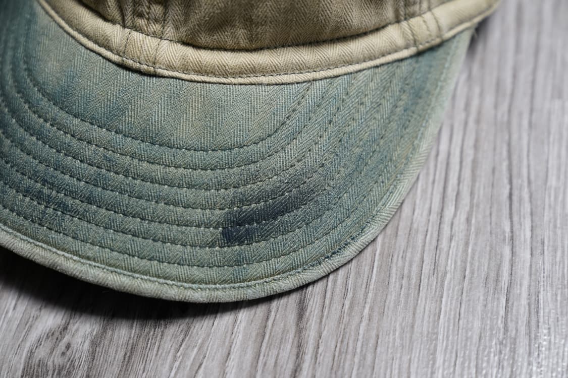 RRL 더블알엘 헤링본 가먼트다잉 워크캡 L 상품이미지4