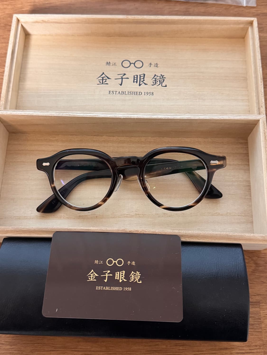 금자안경 가네코옵티컬 kc77 브라운 상품이미지1