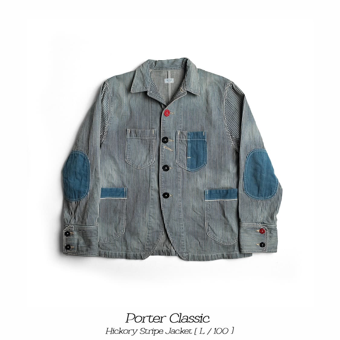 포터클래식 히코리 스트라이프 워크자켓 L사이즈 상품이미지1