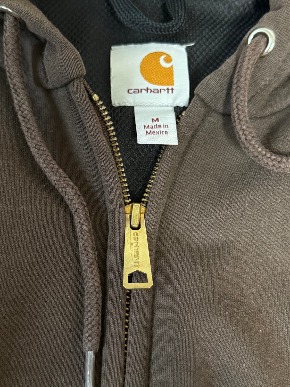 칼하트 써멀 후드집업 다크브라운 M 상품이미지4