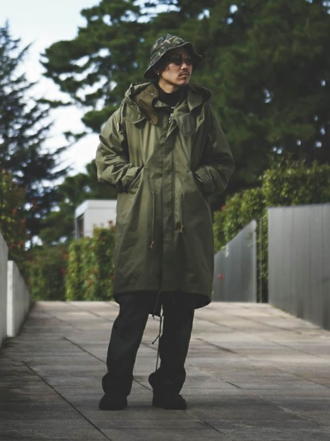 마카웨어 옥스포드 오버 모즈파카 코트 상품이미지4