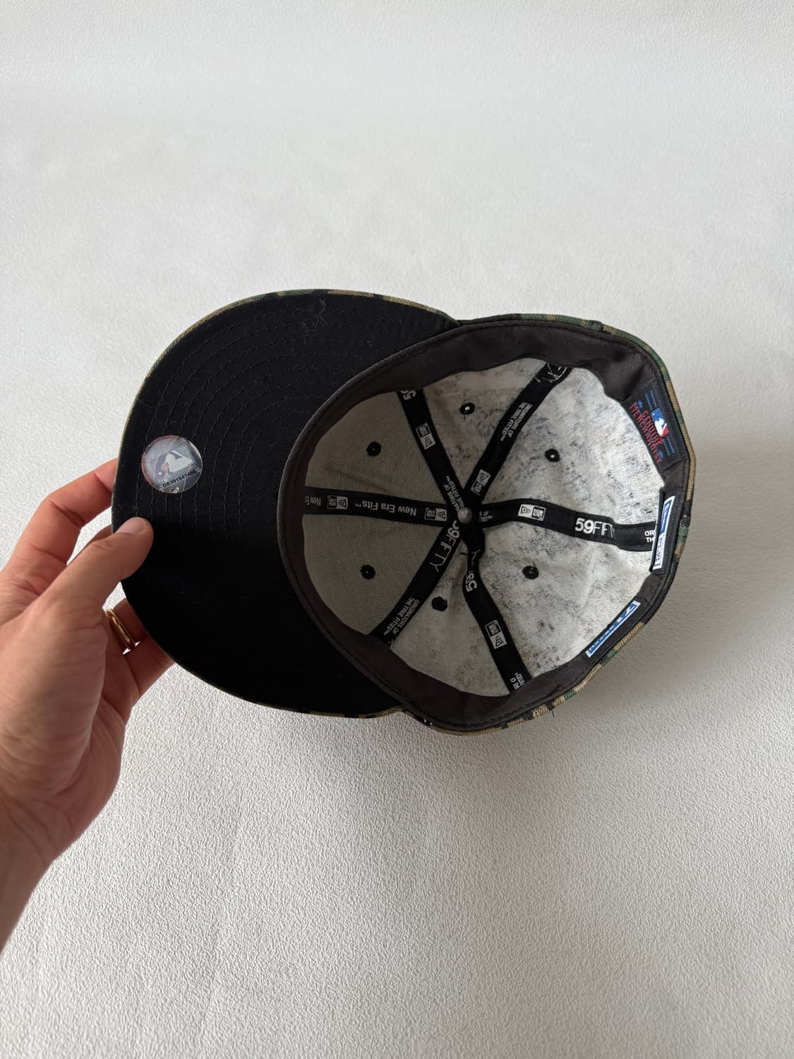 뉴에라(NEW ERA) 양키스 밀리터리 스냅백(싸인본) 상품이미지9