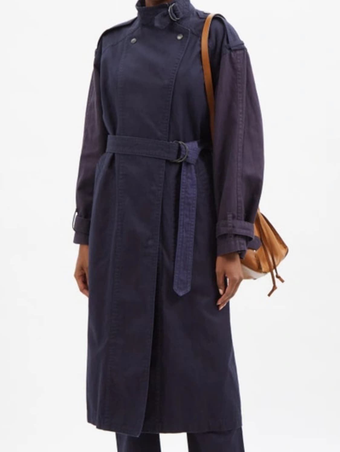이자벨마랑 여성 켄달네이비 코튼 트렌치코트 코트 80% 상품이미지6