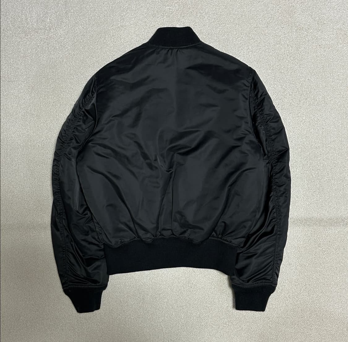 빈티지 AZUL 블랙 봄버 자켓 여성항공점퍼 락시크 y2k 릭오웬스 준지 상품이미지4