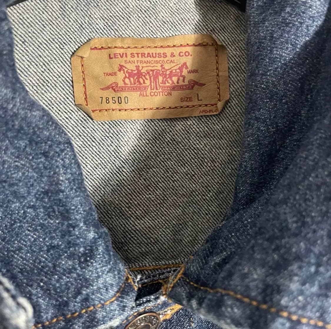 리바이스 데님 트러커 자켓(L) 상품이미지3