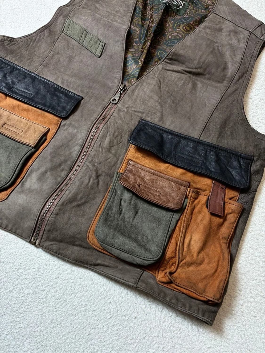 노스랜즈 90's 헤리티지 양가죽 베스트 PN7348 상품이미지3