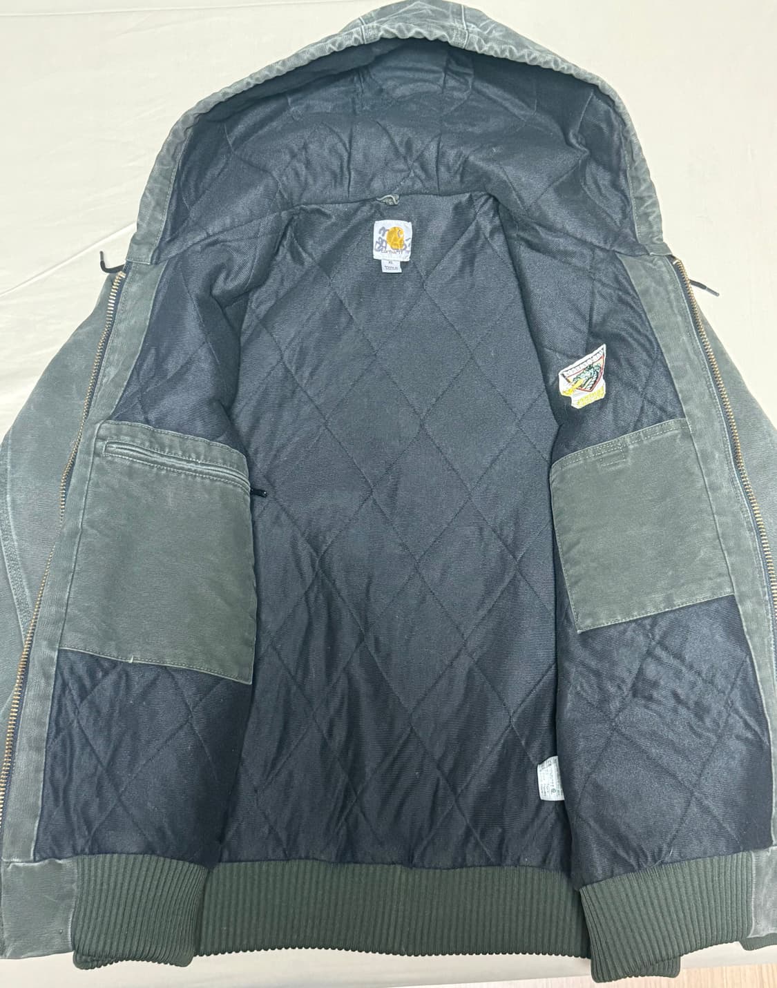 칼하트 OG J130 MOS 모스그린 액티브 자켓 상품이미지3