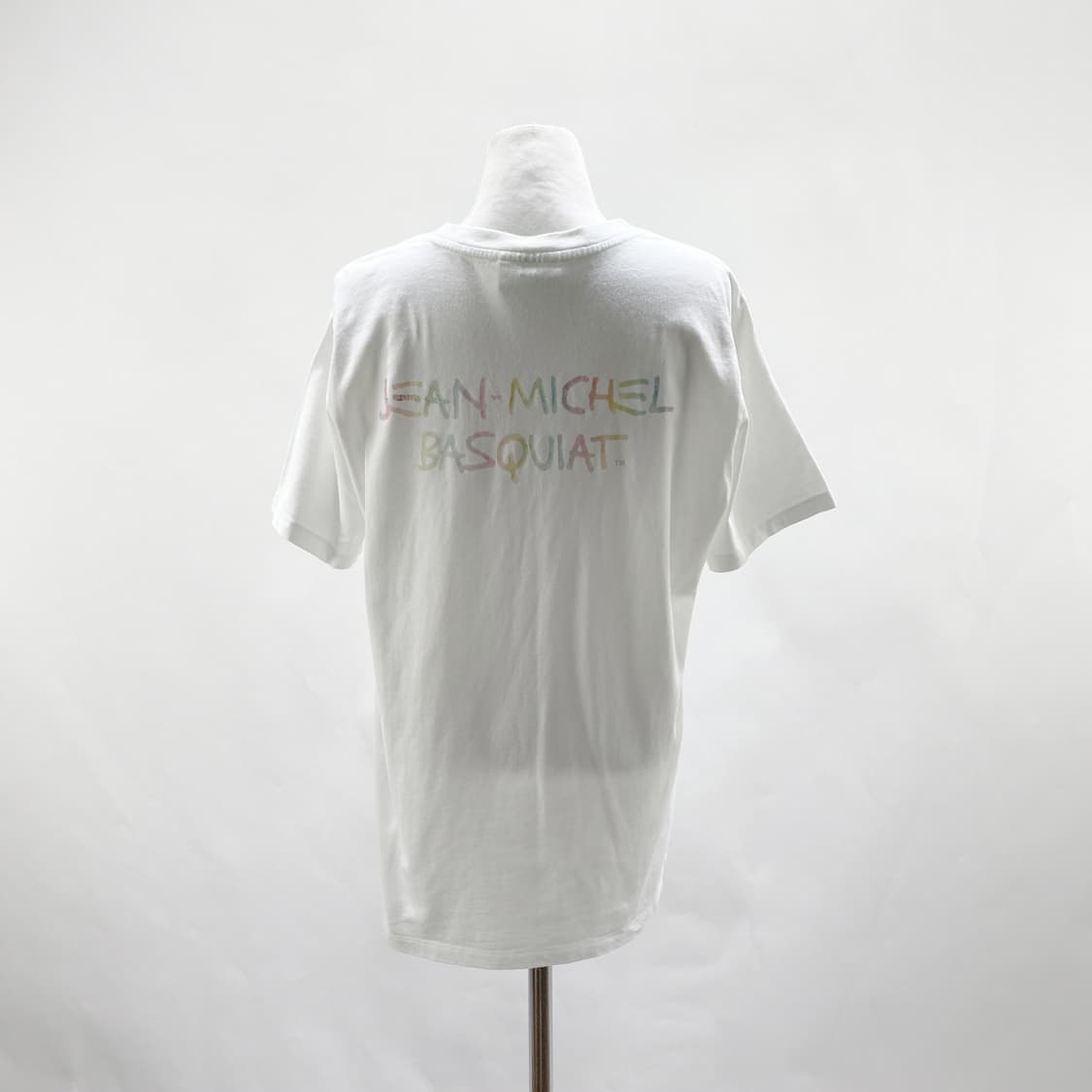 장미쉘바스키아 여성반팔티셔츠 화이트 90  상품이미지3