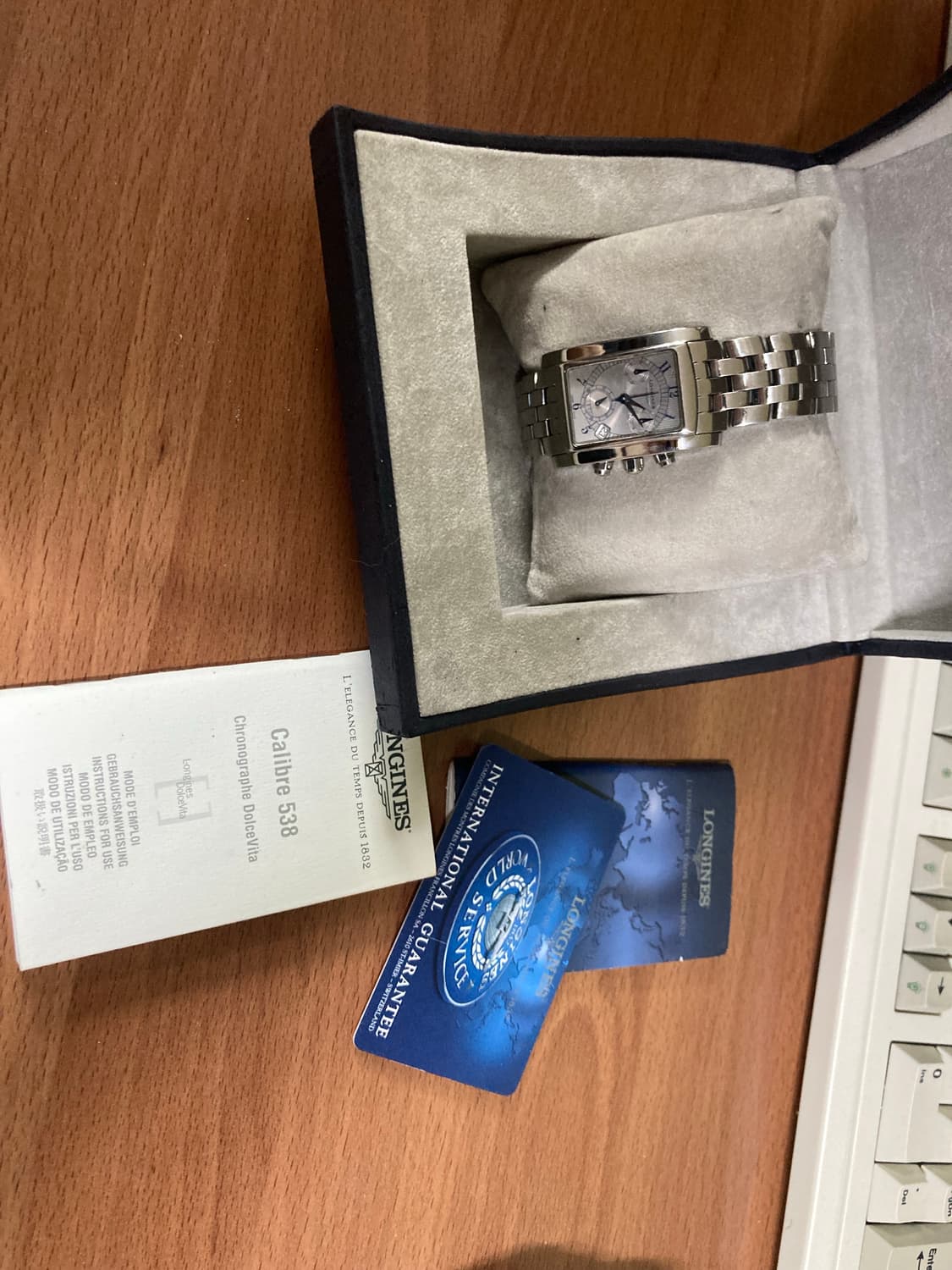 론진 돌체비타 크로노그래프 Cal.538 (일본 유통 / 풀셋) 상품이미지1