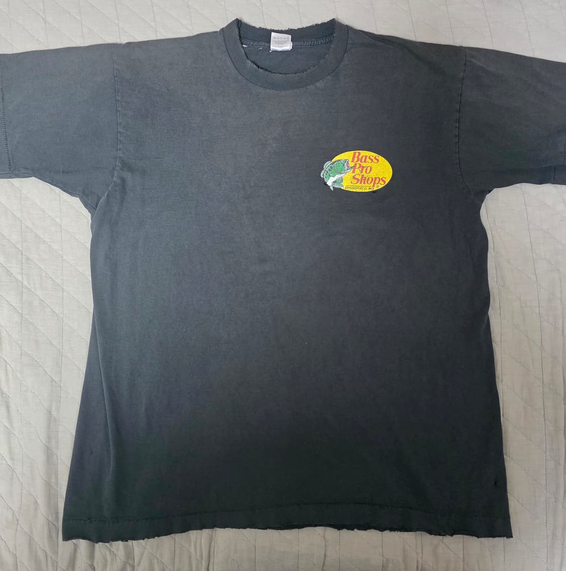 [XL] 90s 배스프로클럽 BASS PRO CLUB 티셔츠 트래쉬드 상품이미지4