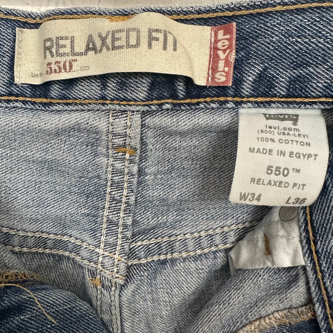 00’s 리바이스 550 릴렉스핏 데님진 상품이미지8