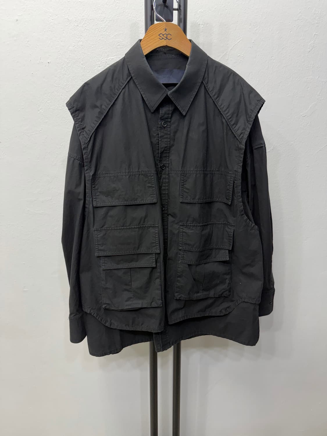 정품) 준지 21ss 오버핏 이중 포켓 셔츠형 자켓 44 상품이미지1