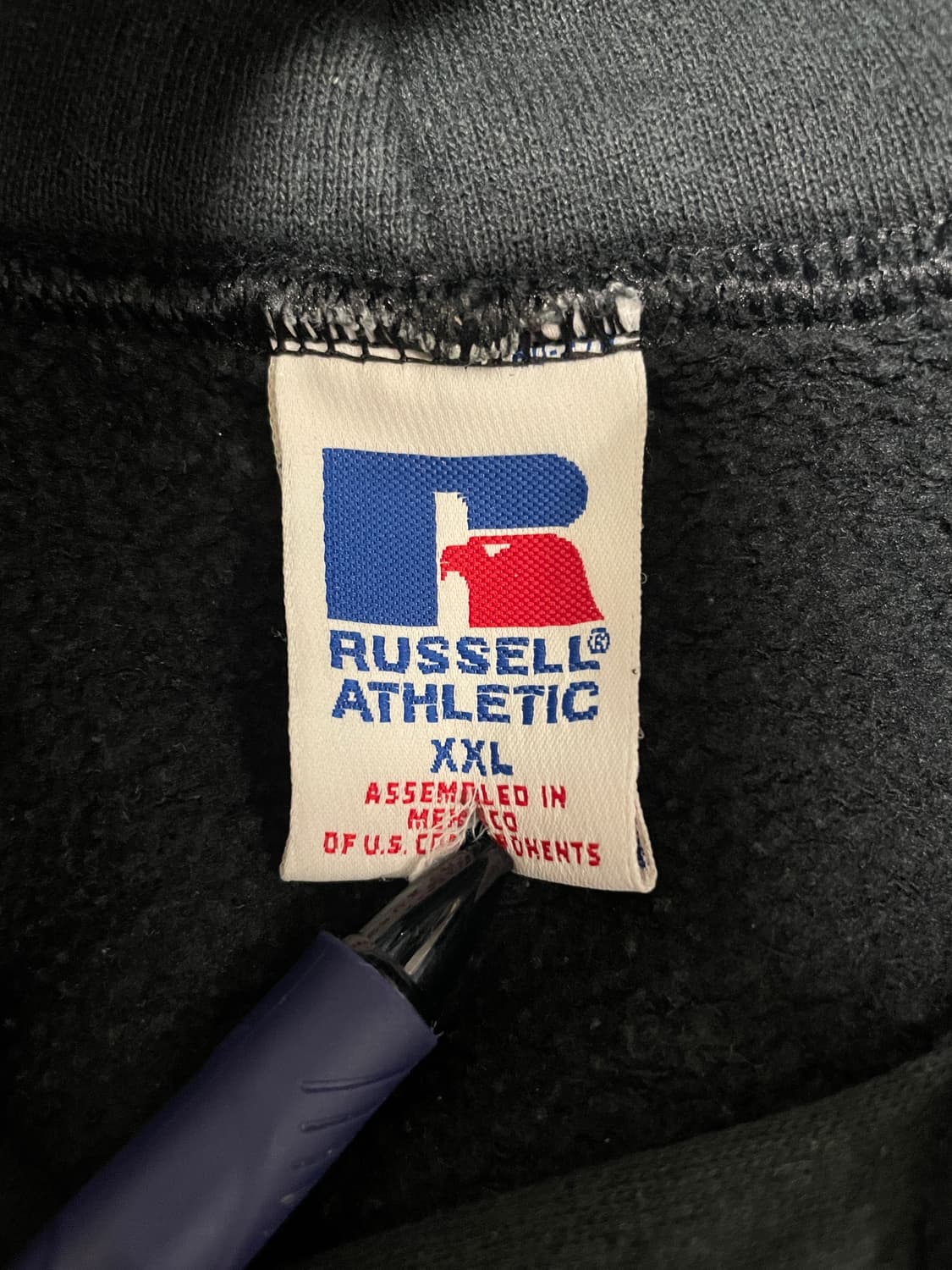 90s Russell Athletic Hoodie (black) 상품이미지5