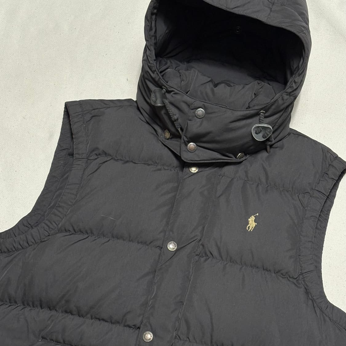 M 폴로랄프로렌 후드 다운 패딩 베스트 상품이미지1