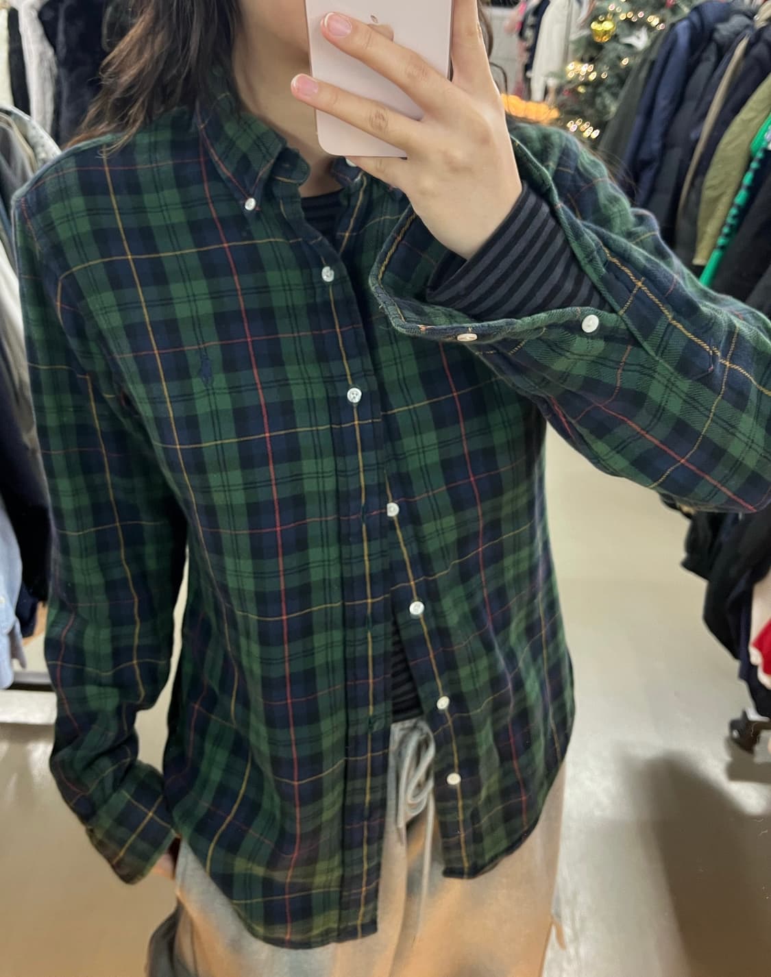 폴로 체크 셔츠 상품이미지2