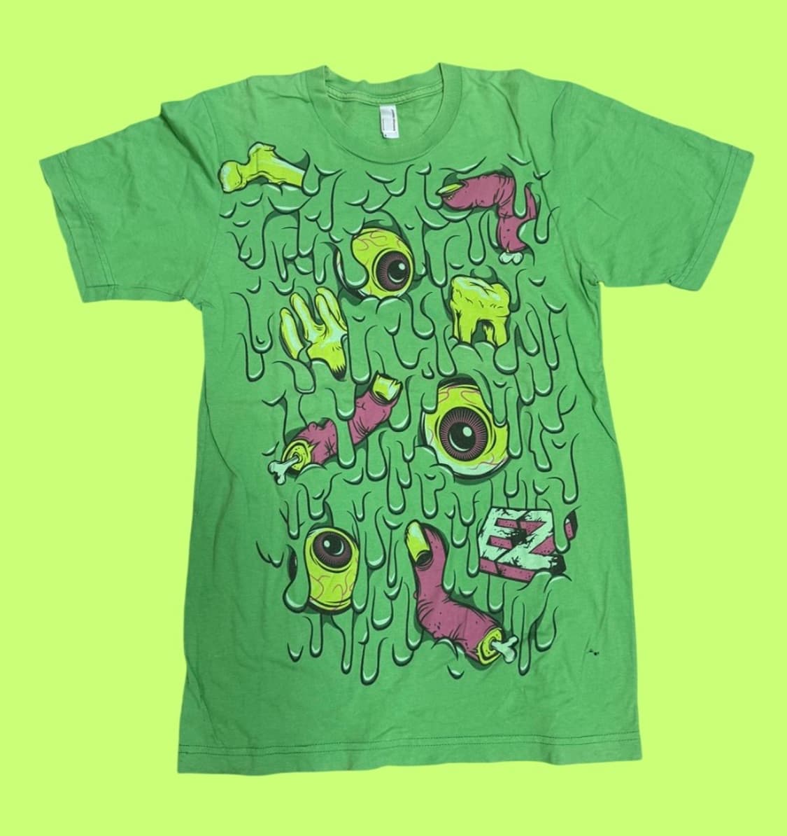 EZ 네온 그래픽 티셔츠 상품이미지1