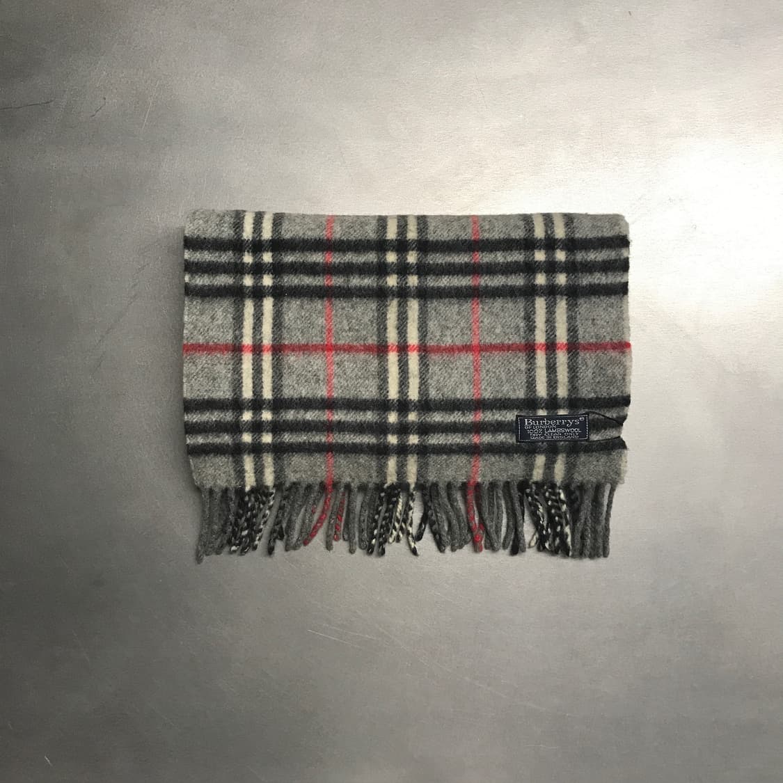 버버리 정품 램스울 머플러 그레이 상품이미지2