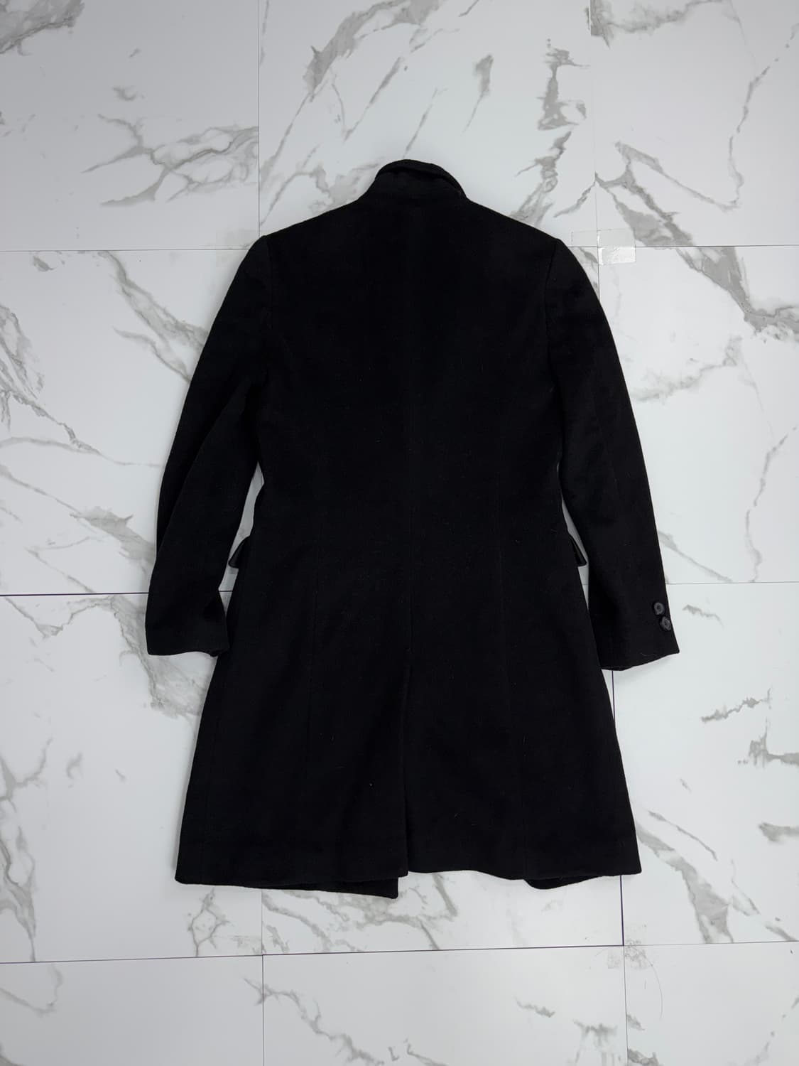 랑방컬렉션 블랙 울 코트 상품이미지2