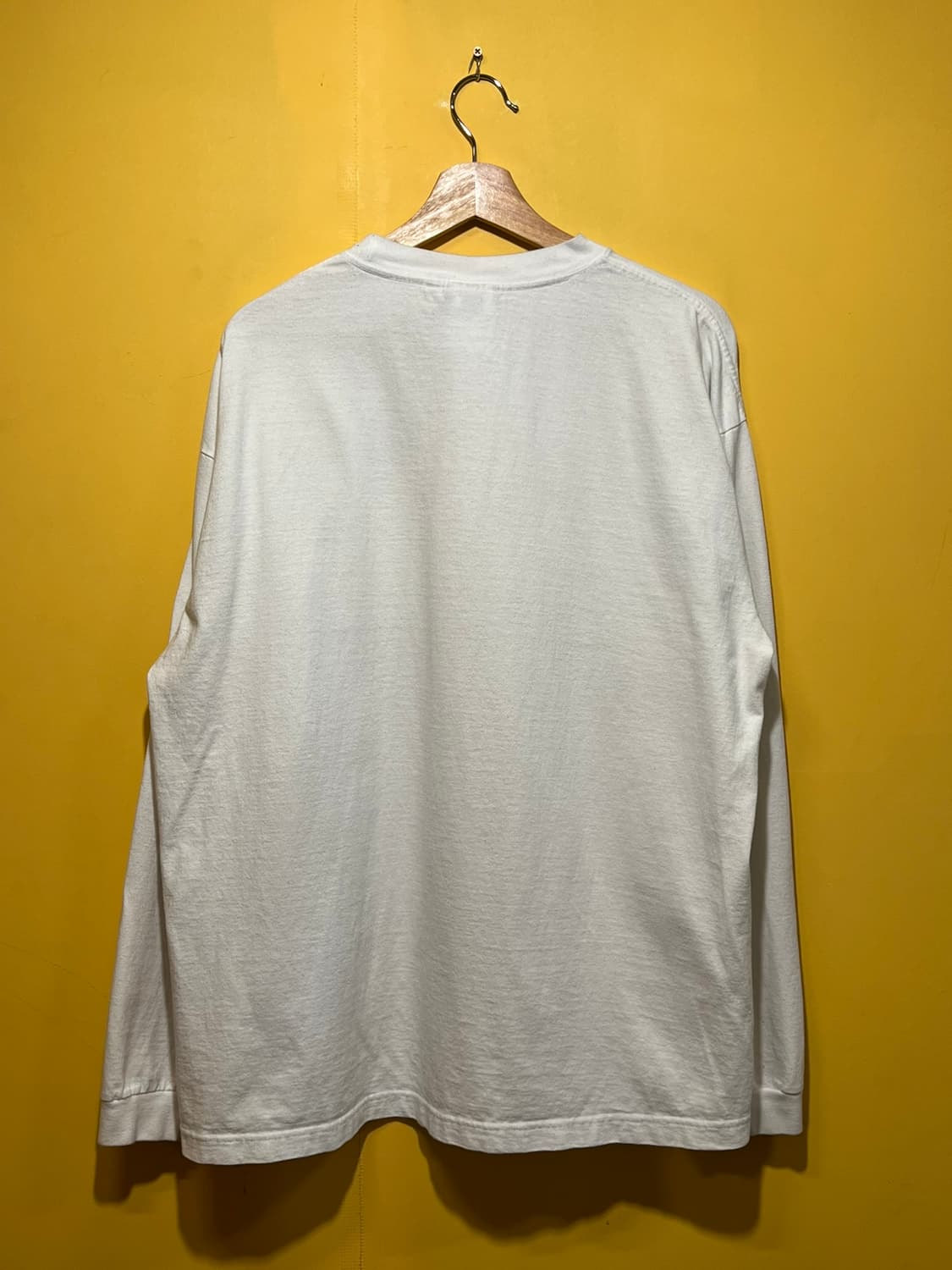 [XL] 세인트 마이클 x 본앤레이즈드 본 세인트 롱슬리브 티셔츠 화이트 상품이미지9