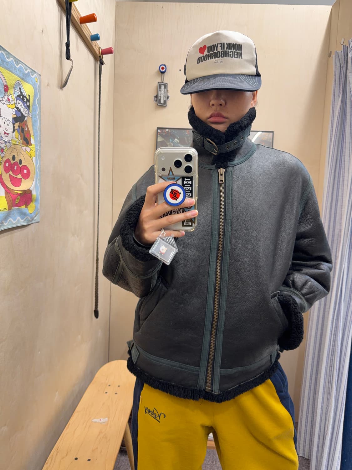 B-3 type sheep skin jacket 상품이미지9