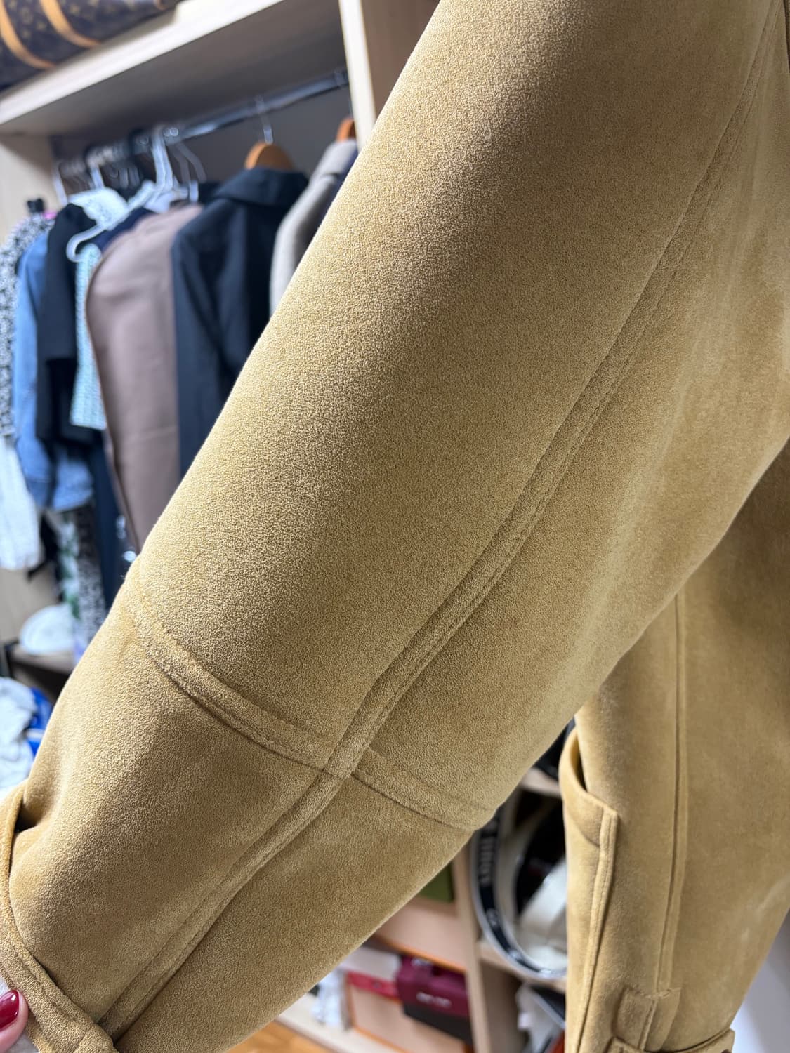 모데스트무드 런던무스탕 베이지 상품이미지8