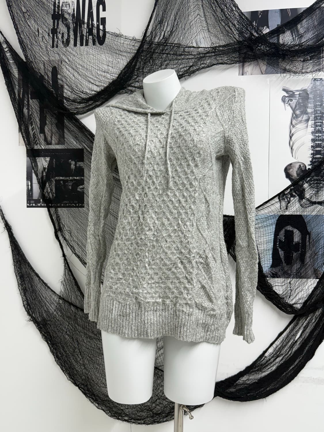 Basic knit hoodie longsleeve 상품이미지1