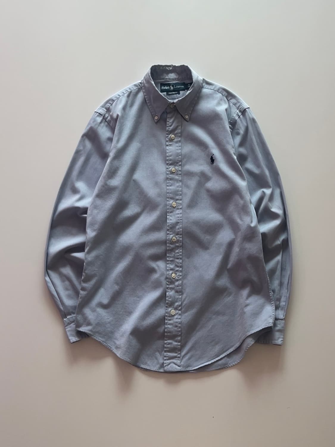 폴로 랄프로렌 소라색 커스텀 핏 셔츠 15/38 상품이미지1