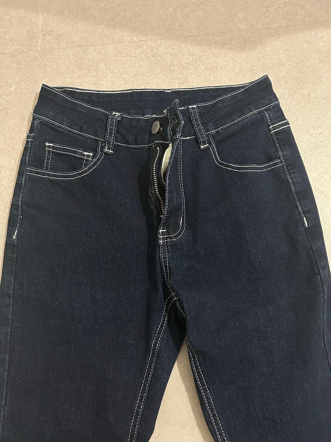 Deep blue flared jeans 상품이미지2