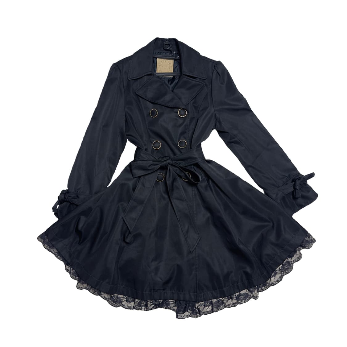 갸루/오네갸루/고스로리/고스고딕/나나깔 트렌치 코트 상품이미지1