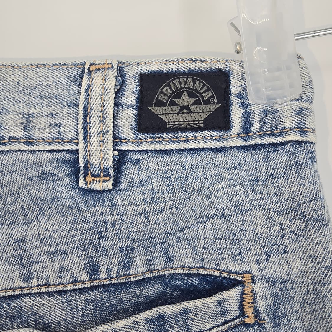 BRITANIA 빈티지 스톤워싱 남성 데님 바지 34 상품이미지9