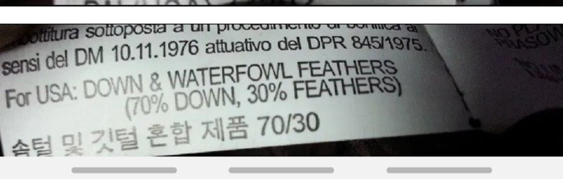 ZARA 자라 베이직 오리털 패딩 하프코트 L100 상품이미지7