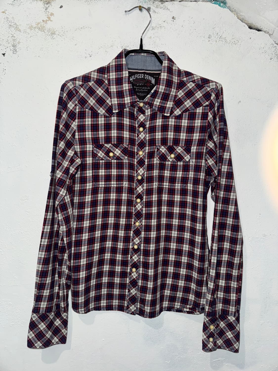 타미힐피거 체크 셔츠 상품이미지1
